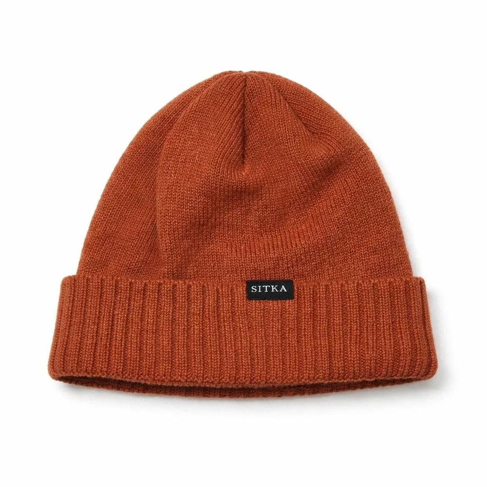 Sitka Lambswool Knit Beanie Minimalist Gorpcore‎ Outdoor Winter Cuffed Warm OSFA